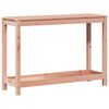 vidaXL V&auml;xtbord med hylla 108x35x75 cm massivt douglastr&auml;