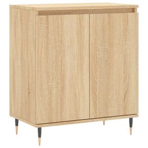 vidaXL Byr&aring; sonoma-ek 60x35x70 cm konstruerat tr&auml;