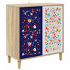 vidaXL Sideboard MAINZ Sonoma-ek 69 x 33 x 75 cm Konstruerat tr&auml;