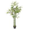 vidaXL Konstv&auml;xt Bambu med kruka 160 cm gr&ouml;n