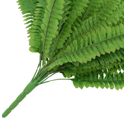 vidaXL Konstgjorda blad ormbunke 2 st grön 120 cm