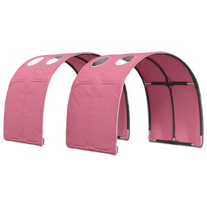 vidaXL S&auml;ngtunnel 2 st Rosa Polyester