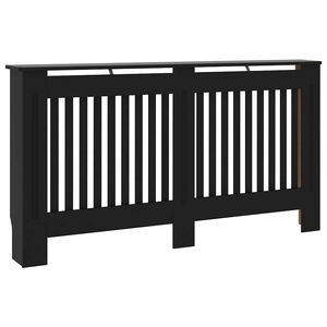vidaXL Elementskydd svart 152x19x81,5 cm konstruerat tr&auml;
