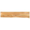 vidaXL Bordsskiva 160x40x3,8 cm levande kant massivt mangotr&auml;