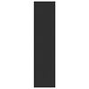 vidaXL Garderob svart 100x50x200 cm konstruerat tr&auml;