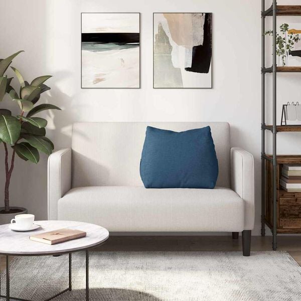 vidaXL Ryggkudde Bl&aring; 60 x 20 x 50 cm tyg