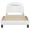 vidaXL Bed Frame "Viana" with LED without Mattress White 90x190 cm