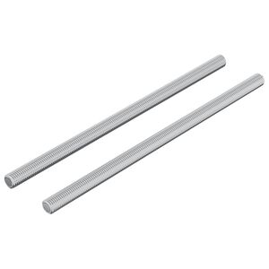 vidaXL G&auml;ngat R&ouml;r 2 pcs Silver 6 x 120 mm St&aring;l