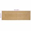 vidaXL Områdesmatta Beige 80 x 250 cm Jute