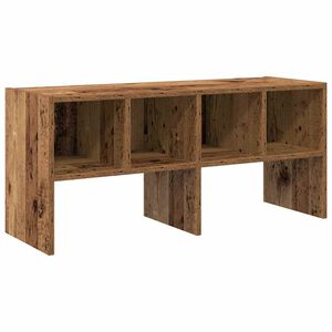 vidaXL Skohylla stapelbar &aring;ldrat tr&auml; 89,5x30x40 cm