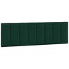 vidaXL Headboard Cushion "Hanko" Dark Green 160 cm Velvet