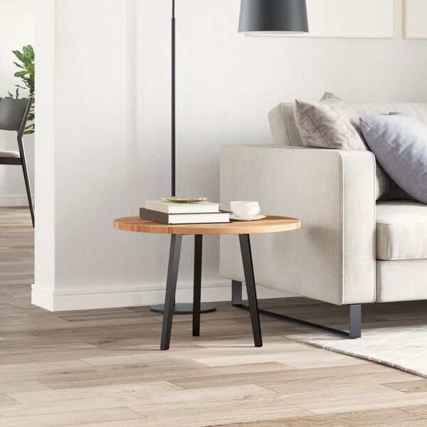 vidaXL Bordsskiva rund &Oslash;60x2 cm massivt akaciatr&auml;