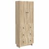 vidaXL Sk&aring;pset 2 pcs 66 x 34,5 x 90 cm Konstruerat tr&auml;