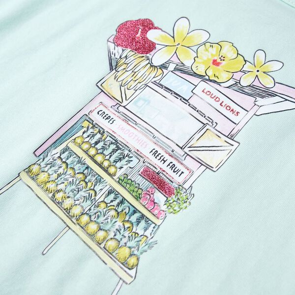 Barnlinne mintgrön 140