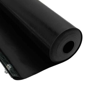 vidaXL Rotsp&auml;rr Svart 0,7 x 3 m polyeten