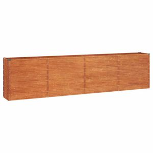 vidaXL Odlingsl&aring;da rostig 320x40x77 cm rosttr&ouml;gt st&aring;l
