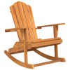 vidaXL Gungstol adirondack massiv teak