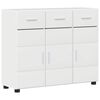 vidaXL Sideboard FLORIN 88,5 x 30,5 x 73 cm H&ouml;gblanka vita