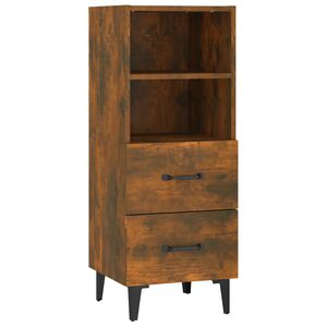 vidaXL Sk&auml;nk r&ouml;kf&auml;rgad ek 34,5x34x90 cm konstruerat tr&auml;
