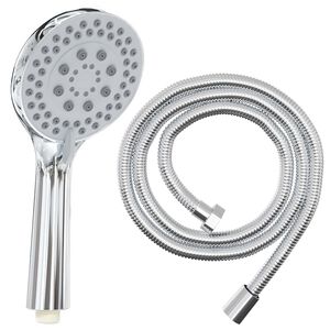 vidaXL Duschhuvud Set Krom 150 cm Rostfritt st&aring;l