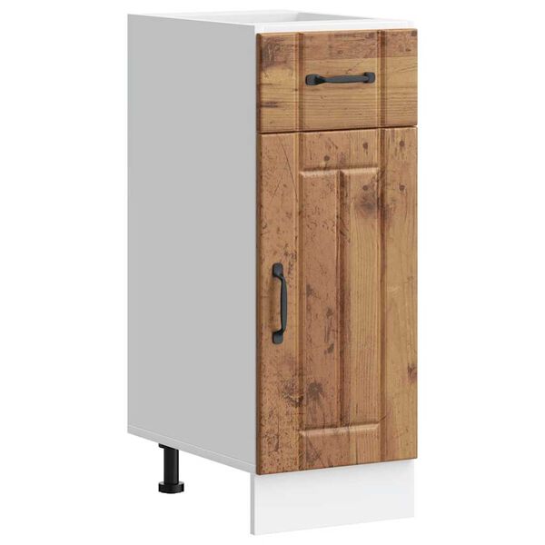 vidaXL Bassk&aring;p f&ouml;r k&ouml;k Lucca &aring;ldrat tr&auml; konstruerat tr&auml;