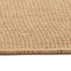 vidaXL Jutematta med latexundersida 70x130 cm naturlig