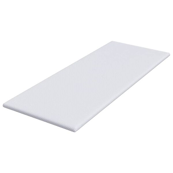 vidaXL Madrasskydd Vit 70 x 200 cm Jacquard tyg