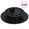vidaXL Justerbara f&ouml;tter f&ouml;r altangolv 10 st 25-40 mm