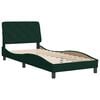 vidaXL Bed Frame without Mattress Dark Green 80x200 cm Velvet