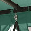 vidaXL Paviljong med hammock grön tyg&stål