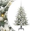 vidaXL Konstgjord F&ouml;rbelyst Julgran med Bollsats Gr&ouml;n 120 cm