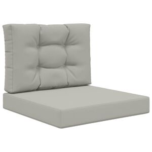 vidaXL Utomhus Soffa Kudde Polyester Gr&aring; 60 x 60 cm