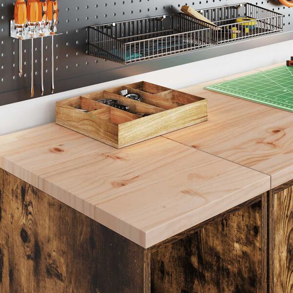 vidaXL Förvaringsskåp för garage rökt ek 30x51x85 cm massivt trä furu