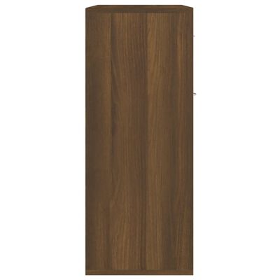 vidaXL Skänk brun ek 60x30x75 cm konstruerat trä