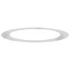 vidaXL l&auml;mplig f&ouml;r Flat tr&auml;dring Silver &Oslash;90 / 120 cm Galvaniserat st&aring;l