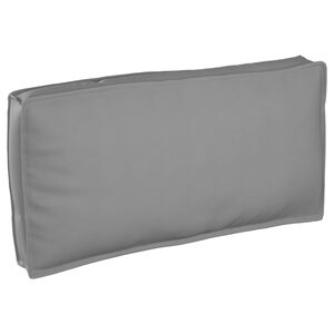 vidaXL Kudde Oxford Tyg Gr&aring; 120 x 60 x 12 cm