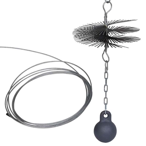 Rund Skorsten Reng&ouml;ringsborste Dia. 20 cm