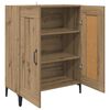 vidaXL Sideboard Artisan Ek 69,5 x 34 x 90 cm Konstruerat tr&auml;