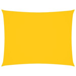 vidaXL Solsegel oxfordtyg rektangul&auml;rt 5x7 m gul