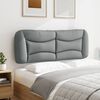 vidaXL Headboard Cushion "Hvar" Light Grey 120 cm Fabric