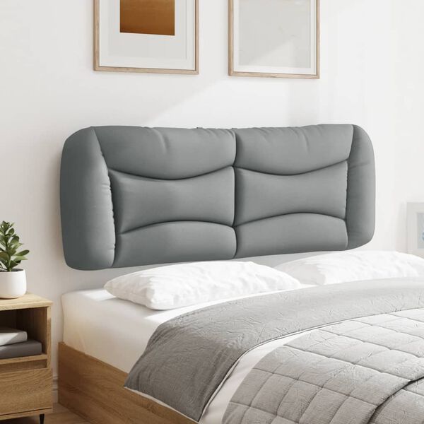 vidaXL Headboard Cushion "Hvar" Light Grey 120 cm Fabric