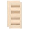 vidaXL Sk&aring;psd&ouml;rrar lamelldesign 2 st 61,5x29,5 cm massivt tr&auml; furu