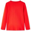 T-shirt med l&aring;nga &auml;rmar f&ouml;r barn r&ouml;d 116