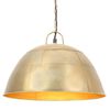 vidaXL H&auml;nglampa industriell vintage 25 W m&auml;ssing rund 41 cm E27