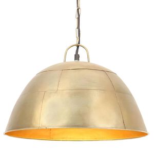 vidaXL H&auml;nglampa industriell vintage 25 W m&auml;ssing rund 41 cm E27