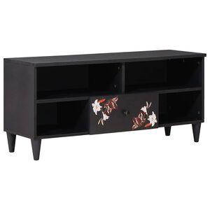 vidaXL Förvaringsskåp med låda Flerfärgsdesign 100 x 33,5 x 46 cm