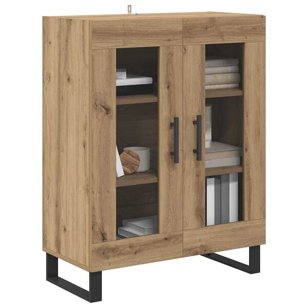 vidaXL Sideboard Artisan Ek 69,5 x 34 x 90 cm Konstruerat tr&auml;