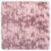 vidaXL Ryamatta med l&aring;ng lugg NAVARRA dammig rosa 240x240 cm polyester
