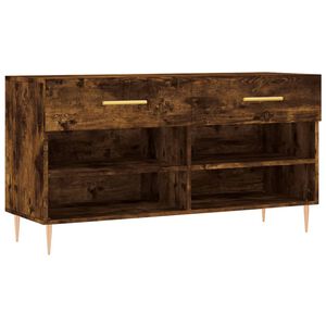 vidaXL Skob&auml;nk r&ouml;kf&auml;rgad ek 102x35x55 cm konstruerat tr&auml;
