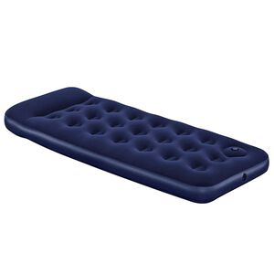 Bestway Luftmadrass med inbyggd fotpump flockad 185 x 76 x 28 cm